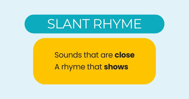 Slant Rhyme Explained Definition & Examples
